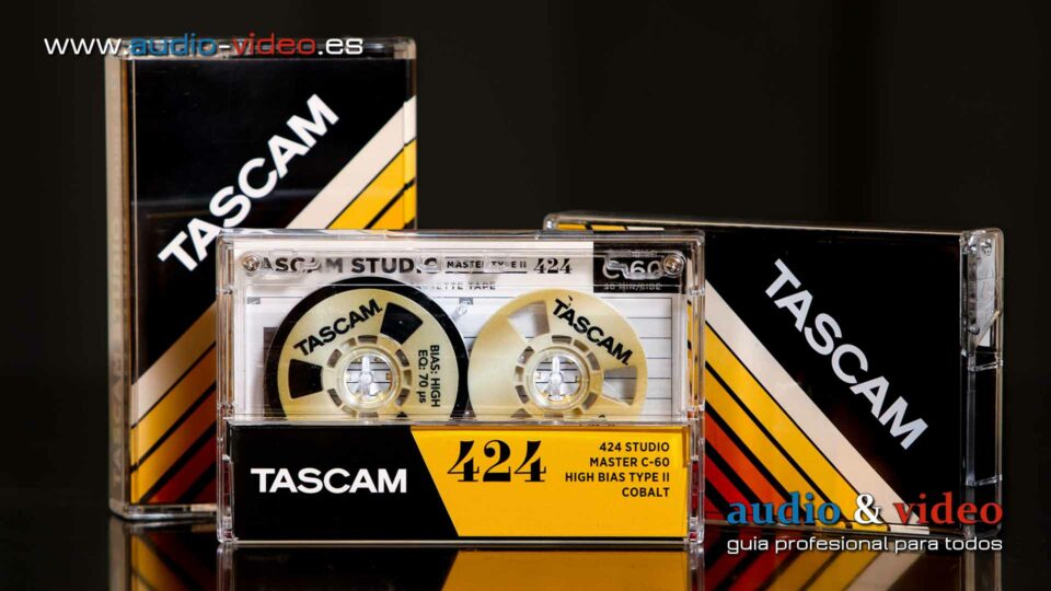 TASCAM 50º aniversario – edición limitada del casete Master 424 Studio C-60 High Bias Type II Cobalt